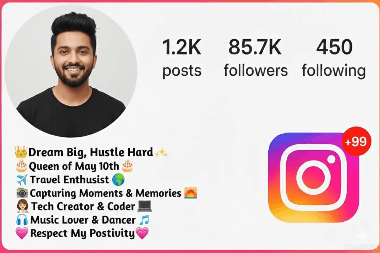 Instagram Bio for Boys